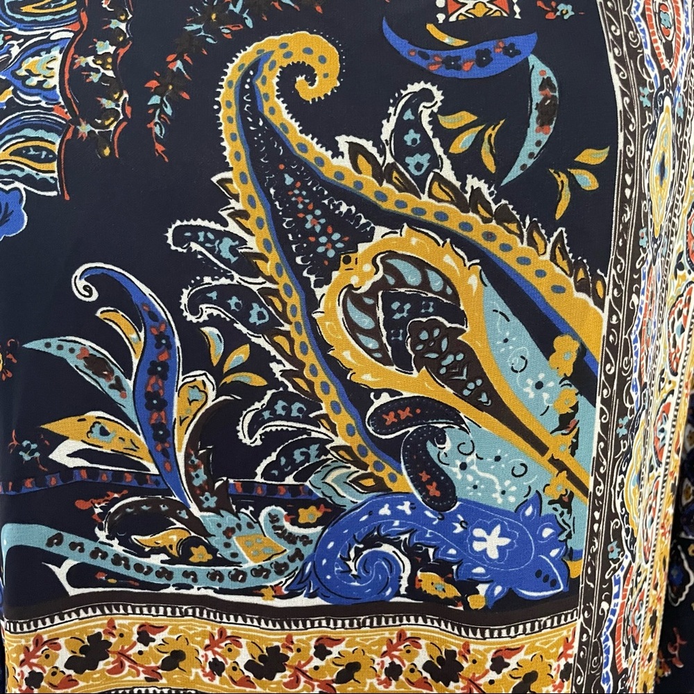 How Very Loved Long Sleeve Pattern Shift Dress. S… - image 5